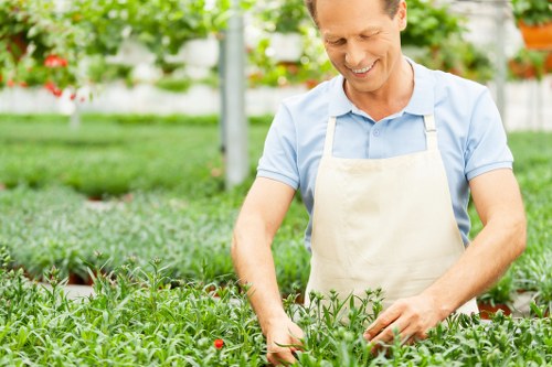 Hard landscaping and lawn installation in Hatchend