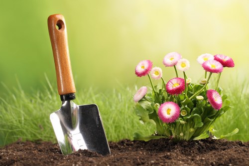 Garden planning for flower bed creation in Hatchend